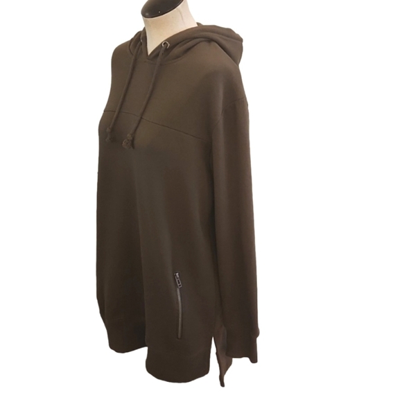 Mens Among equals army green hoodie size Medium - Picture 11 of 13